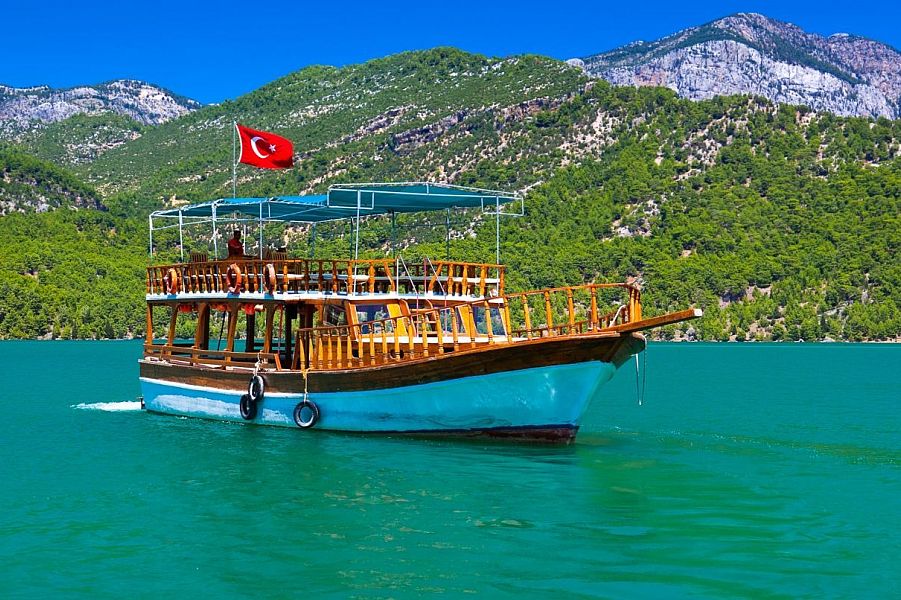 Green Canyon Day Trip with Boat Tour from Antalya