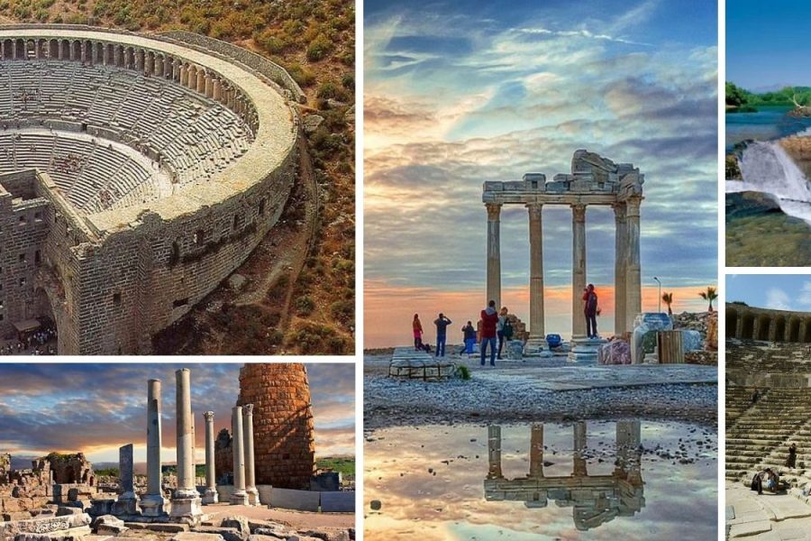 Perge, Aspendos Theatre, Side Ancient City and Manavgat Waterfalls