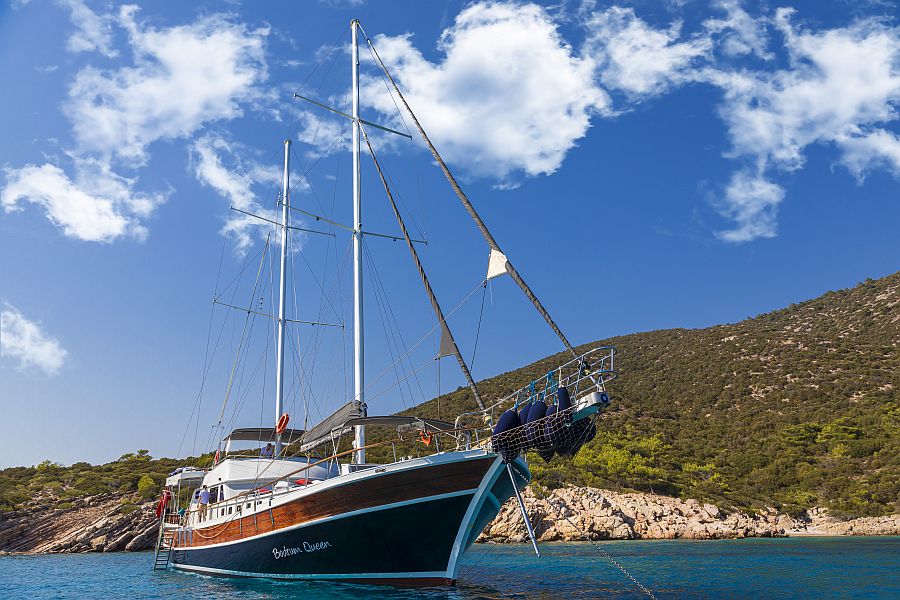Bodrum Queen 6 Cabins Private Yacht Charter